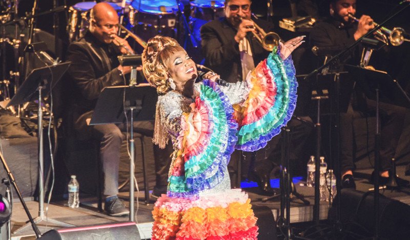 Celia Cruz en una imagen de archivo vinculada a su incorporación al Rock & Roll Hall of Fame 2026.