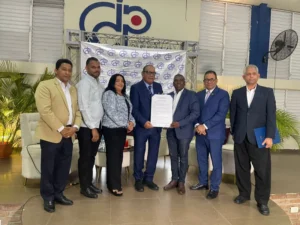 Miguel Franjul durante el acto en que fue declarado Hijo Adoptivo de Santiago.