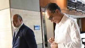 Santiago Hazim durante proceso judicial del Caso Senasa en el Distrito Nacional.