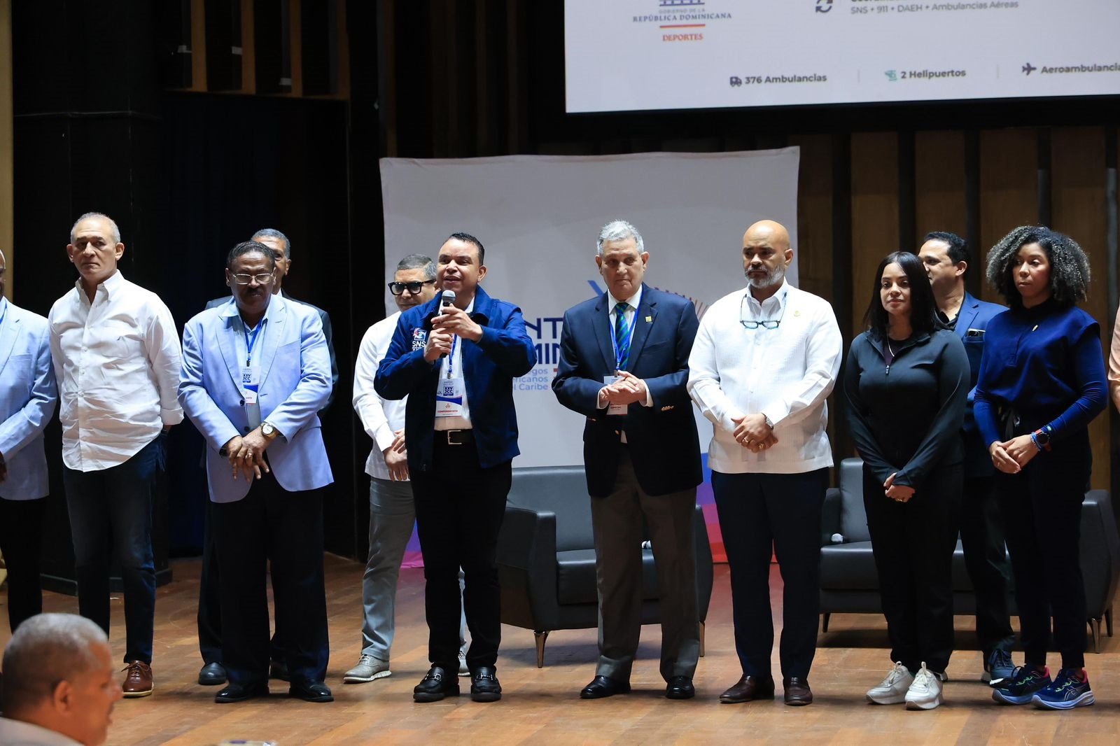 SNS presenta plan integral de salud para los Juegos Centroamericanos y del Caribe Santo Domingo 2026.